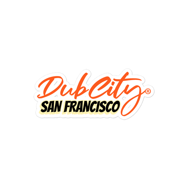 DUB CITY ORG&BLK Bubble-free stickers