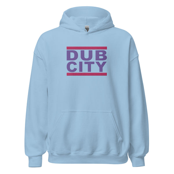 Dub City Violet Embroidered Hoodie