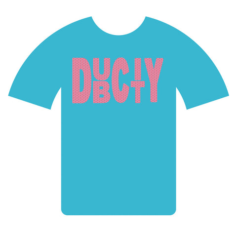Dub City T-shirt - DCY Aqua/Pink