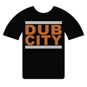 Dub City Black and Orange T-shirt