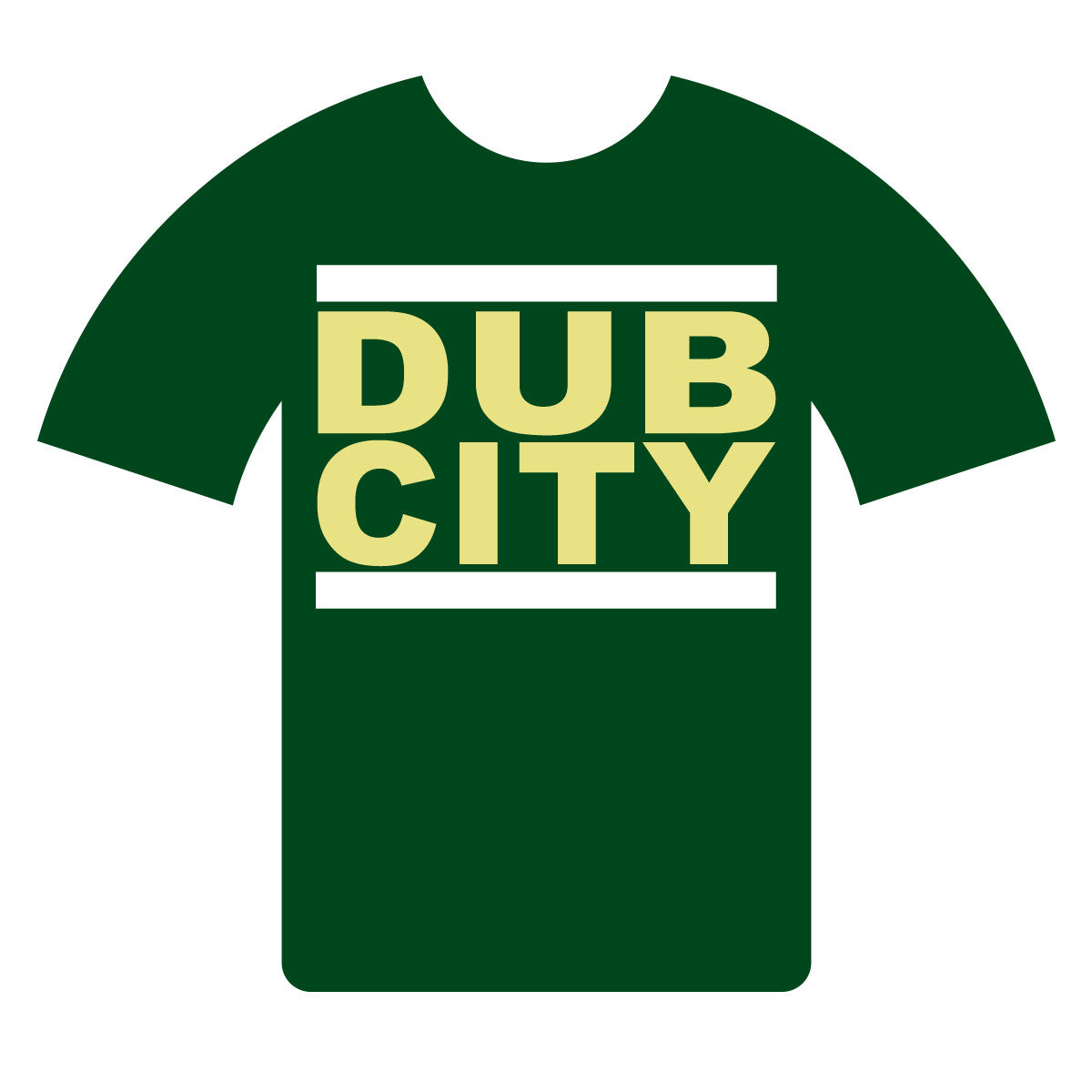 Dub City "Green and Yellow" T-shirt