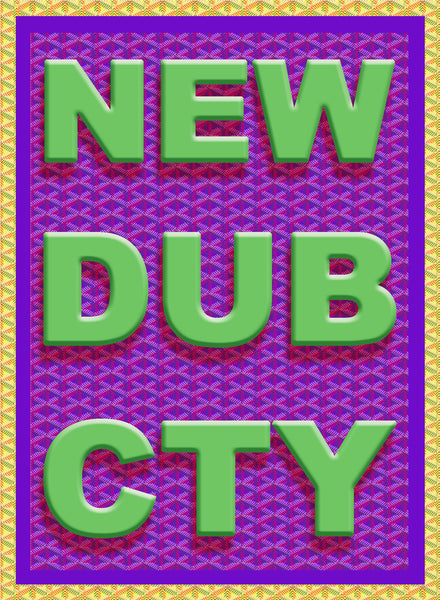 NEW DUB CTY Tote Bag-BLU