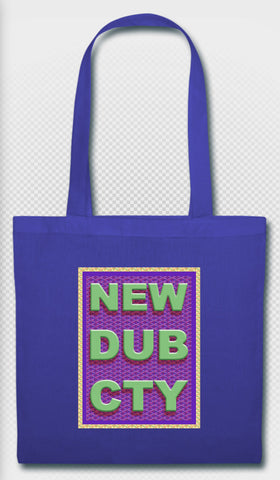 NEW DUB CTY Tote Bag-BLU